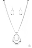 Suburban Storm - Silver Necklace Paparazzi