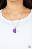 Elegantly Eclipsed - Purple Necklace Paparazzi