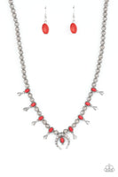 Luck Of The West - Red Necklace Paparazzi