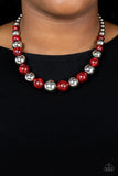 Stone Age Adventurer - Red Necklace Paparazzi