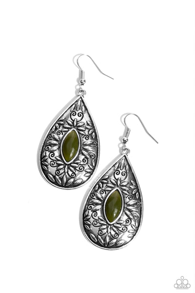 Two PERENNIALS in a Pod - Green Earrings Paparazzi