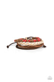 Woodsy Wayfarer - Red Bracelet Paparazzi