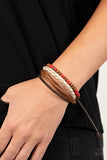 Woodsy Wayfarer - Red Bracelet Paparazzi