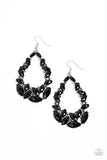 Tenacious Treasure - Black Earrings Paparazzi