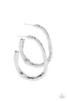 WARPED Speed - Silver Earrings Paparazzi