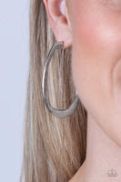 WARPED Speed - Silver Earrings Paparazzi