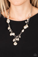 Nautical Nouveau - White Necklace Paparazzi