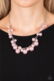 Tearoom Gossip - Pink Necklace Paparazzi