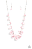 Tearoom Gossip - Pink Necklace Paparazzi