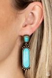 Southern Charm - Brass Earrings Paparazzi