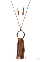 Namaste Mama - Brown Necklace Paparazzi