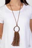 Namaste Mama - Brown Necklace Paparazzi