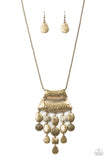 Totem Trek - Brass Necklace Paparazzi
