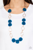 Posh Promenade - Blue  Necklace Paparazzi