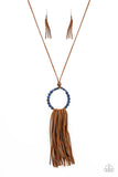 Namaste Mama - Blue Necklace Paparazzi
