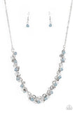 Soft-Hearted Shimmer - Blue Necklace Paparazzi