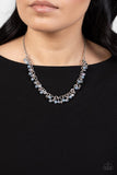 Soft-Hearted Shimmer - Blue Necklace Paparazzi