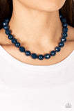 Popping Promenade - Blue Necklace Paparazzi
