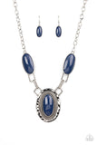 Count to TENACIOUS - Blue Necklace Paparazzi