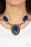 Count to TENACIOUS - Blue Necklace Paparazzi