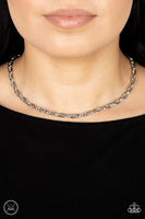 Urban Underdog - Silver Choker Necklace Paparazzi