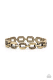Powerhouse Plunder - Brass Bracelet Paparazzi