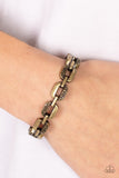 Powerhouse Plunder - Brass Bracelet Paparazzi