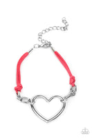 Flirty Flavour - Pink Heart Bracelet Paparazzi