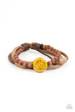 Existential Earth Child - Yellow Bracelet Paparazzi