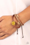 Existential Earth Child - Yellow Bracelet Paparazzi