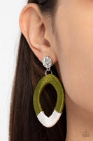 Thats a WRAPAROUND - Green Earrings Paparazzi