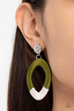 Thats a WRAPAROUND - Green Earrings Paparazzi