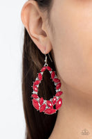 Tenacious Treasure - Red Earrings Paparazzi