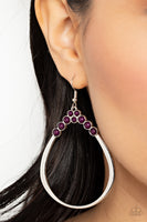 Festive Fervor - Purple Earrings Paparazzi