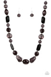 Here Today, GONDOLA Tomorrow - Black Necklace Paparazzi