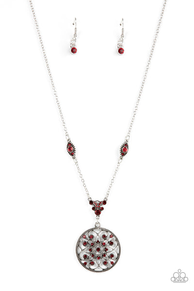 TIMELESS Traveler - Red Necklace Paparazzi