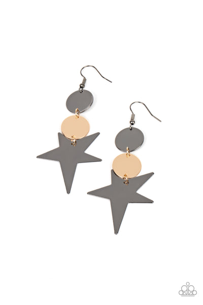 Star Bizarre - Multi - Colored Earrings Paparazzi