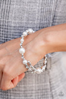Chicly Celebrity - White Pearl Bracelet Paparazzi