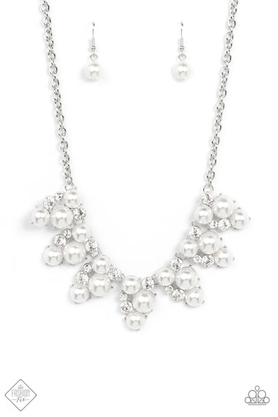 Renown Refinement - White Pearl Necklace Paparazzi