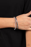 Just a Spritz - Silver Bracelet Paparazzi