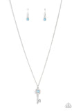 Prized Key Player - Blue Necklace Paparazzi