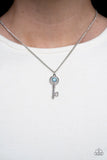 Prized Key Player - Blue Necklace Paparazzi