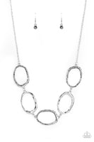 Gritty Go-Getter - Silver Necklace Paparazzi