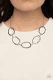 Gritty Go-Getter - Silver Necklace Paparazzi