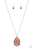 Blissfully Bohemian - Orange Necklace Paparazzi