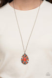 Blissfully Bohemian - Orange Necklace Paparazzi