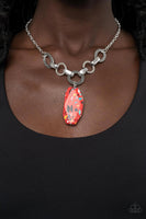 Mystical Mineral - Red Necklace Paparazzi