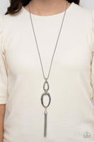 Elegantly Entrancing - White Necklace Paparazzi