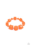 Trendsetting Tourist - Orange Bracelet Paparazzi