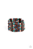 Island Soul - Multi-Colored Wooden Bracelet